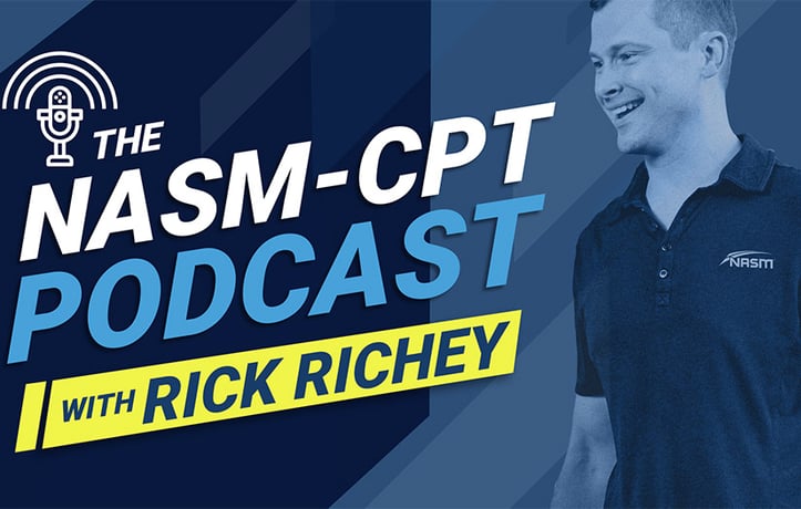 nasm cpt podcast logo on eating disorders
