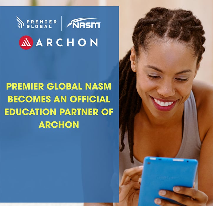 Premier Global NASM Teams Up With Archon To Offer Learners Free Access to World Leading Archon Fitness Profiling Software