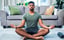 a man using mindfulness and wellness coaching through meditation