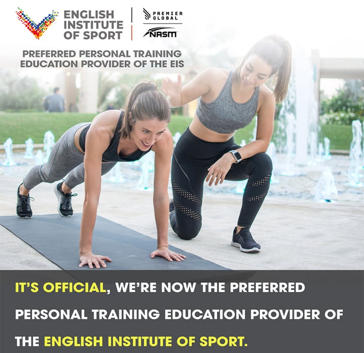 Premier Global NASM named as Preferred Personal Training Education Provider of the EIS